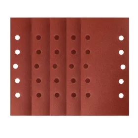 Neo csiszolópapír tépőzáras 115x230 mm P180, lyukas, 5 részes