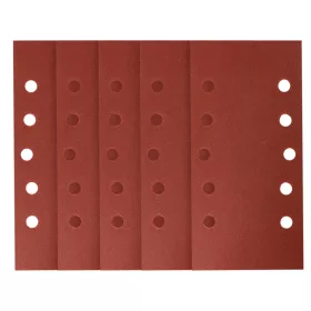 Neo csiszolópapír tépőzáras 115x230 mm P240, lyukas, 5 részes