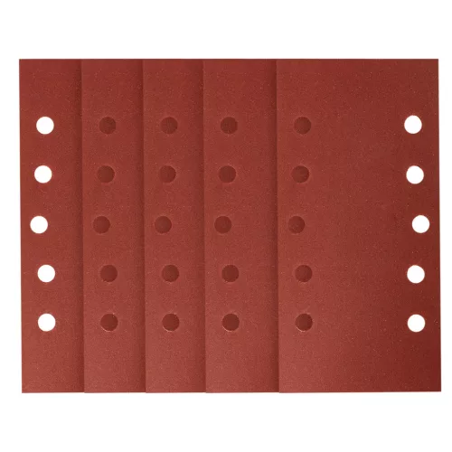 Neo csiszolópapír tépőzáras 115x230 mm P240, lyukas, 5 részes