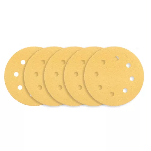Neo csiszolópapír tépőzáras 180 mm P80, 8 lyukas 5 részes