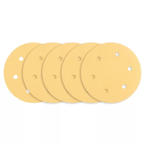Neo csiszolópapír tépőzáras 225 mm P120, 6 lyukas 5 részes