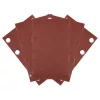Neo csiszolópapír tépőzáras 80x130mm, P120, 8 lyukas, 5db