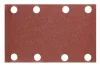 Neo csiszolópapír tépőzáras 80x130mm, P120, 8 lyukas, 5db