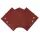 Neo csiszolópapír tépőzáras 113x113mm, P80, 8 lyukas, 5db