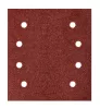 Neo csiszolópapír tépőzáras 113x113mm, P80, 8 lyukas, 5db