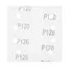 Neo csiszolópapír tépőzáras 113x113mm, P120, 8 lyukas, 5db