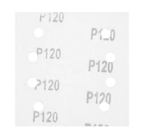 Neo csiszolópapír tépőzáras 113x113mm, P120, 8 lyukas, 5db