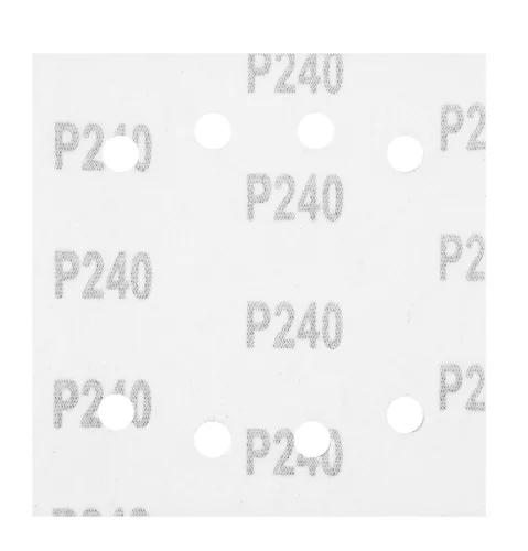 Neo csiszolópapír tépőzáras 113x113mm, P240, 8 lyukas, 5db