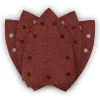 Neo csiszolópapír tépőzáras deltacsiszolóhoz 100x147mm, P80, 9 lyukas, 5db