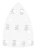Neo csiszolópapír tépőzáras deltacsiszolóhoz 100x147mm, P80, 9 lyukas, 5db