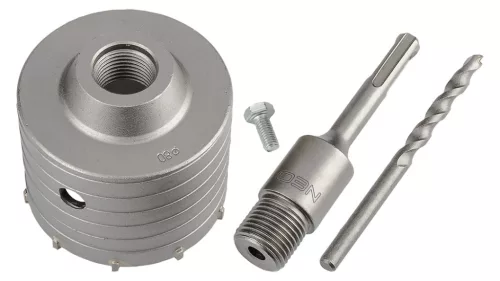 Neo körkivágó központosítóval 80 mm SDS-Plus