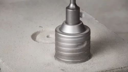 Neo körkivágó betonhoz 65 mm HEX adapterrel és próbafúróval
