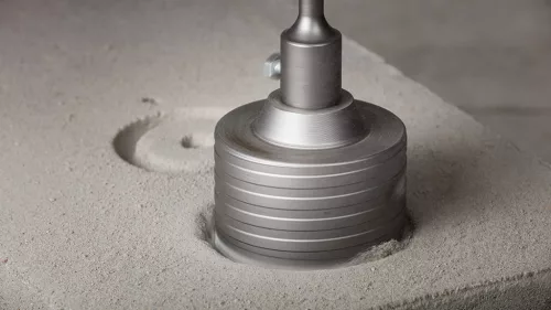 Neo körkivágó betonhoz 80 mm HEX adapterrel és próbafúróval