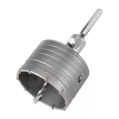 Neo körkivágó betonhoz 85 mm HEX adapterrel és próbafúróval