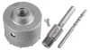 Neo körkivágó betonhoz 85 mm HEX adapterrel és próbafúróval