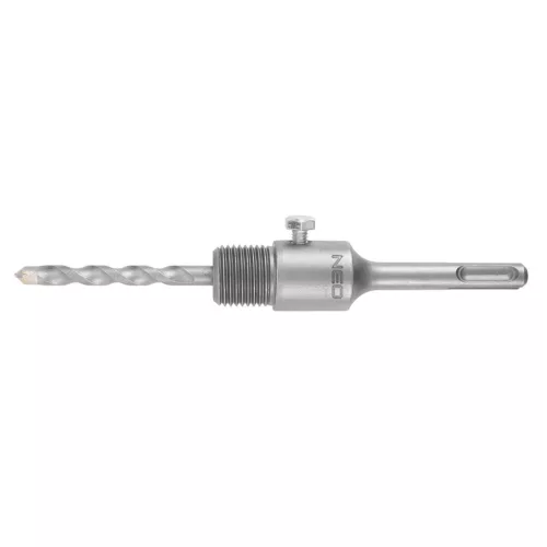 Neo koronafúró, körkivágó adapter, SDS PLUS szárral, központfúróval, M22, 110mm