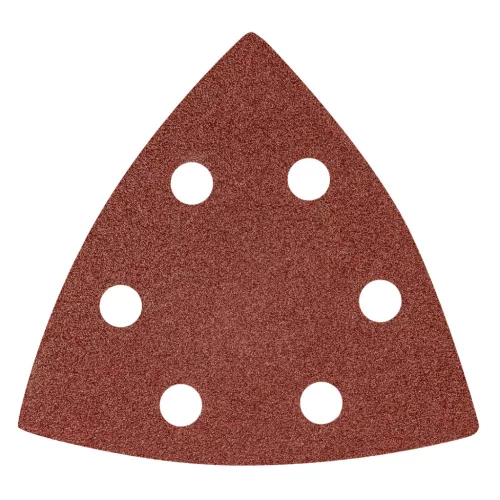 Neo csiszolópapír deltacsiszolóhoz 93x93 mm P80, 5 részes, lyukas
