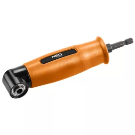 Neo sarok adapter 90°, akkus fúrókhoz, 1/4" 6,35 mm mágneses befogó, jobb és bal forgásirány