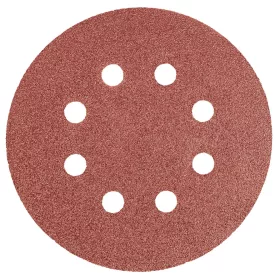 Neo csiszolópapír tépőzáras 125 mm P80, 5 részes, 8 lyukkal