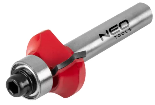 Neo idommaró csapággyal, lekerekítő, 19x6,5 mm, szár 6 mm, HM