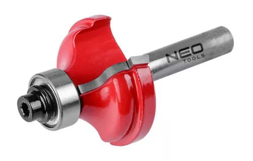Neo idommaró csapággyal, lekerekítő, 32x12,9 mm, szár 8 mm, HM