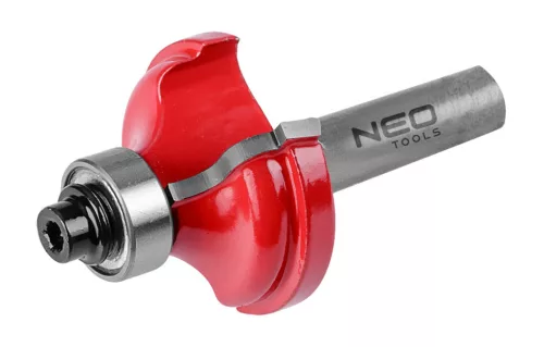 Neo idommaró csapággyal, lekerekítő, 38,6x15,9 mm, szár 12 mm, HM