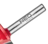 Neo idommaró csapággyal, díszítő, 25,7x9,7 mm, szár 6 mm, HM