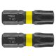 Neo torziós ütvecsavarozó bit T40x25 mm, 2 részes