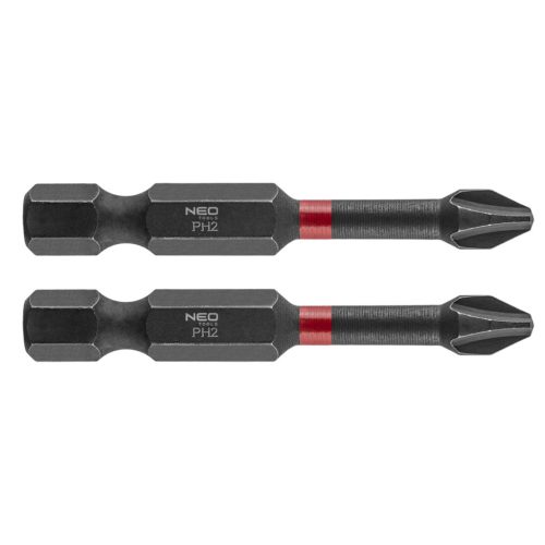 Neo torziós ütvecsavarozó bit PH2x50 mm, 2 részes