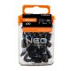 Neo torziós ütvecsavarozó bit PZ1x25 mm, 20 részes