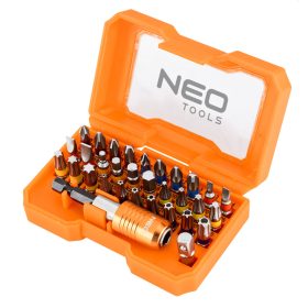Neo csavarhúzó bitkészlet mágneses 25 mm 32 részes