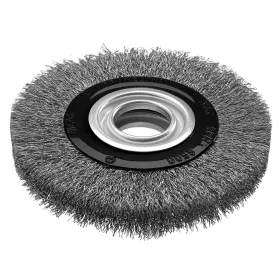 Neo körkefe hullámos 125 mm inox 20 mm