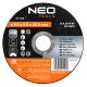 Neo vágókorong 115x2,5x22,2 mm, fémhez