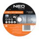 Neo vágókorong 180x1,6x22,2 mm, fémhez