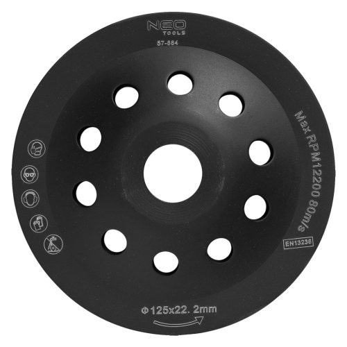 Neo gyémánt csiszolókorong 125x5x22,2 mm szegmenses