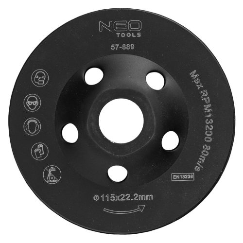 Neo gyémánt csiszolókorong 115x5x22,2 mm turbo