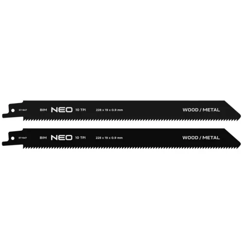 Neo orrfűrészlap 250 mm 2 részes