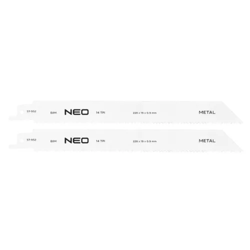 Neo orrfűrészlap 225 mm 14 TPI 2 részes