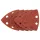 Neo csiszolópapír készlet deltacsiszolóhoz 83x83x83 mm, P60-80-100, 5 részes