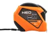 Neo mérőszalag 5m, 19 mm, mágneses, autostop, skála mm/inch