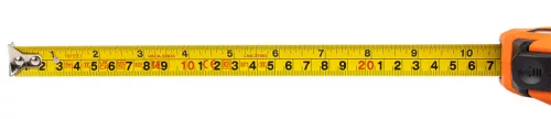 Neo mérőszalag 5m, 19 mm, mágneses, autostop, skála mm/inch