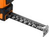 Neo mérőszalag 10 m x 25 mm, mágneses, fekete