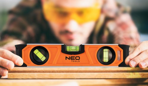 Neo vízmérték 230 mm, 3 libella, mágnesses