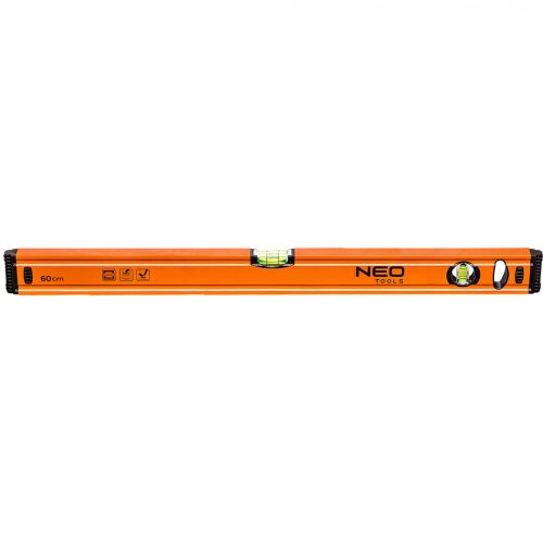 Neo vízmérték 60 cm, 2 libella