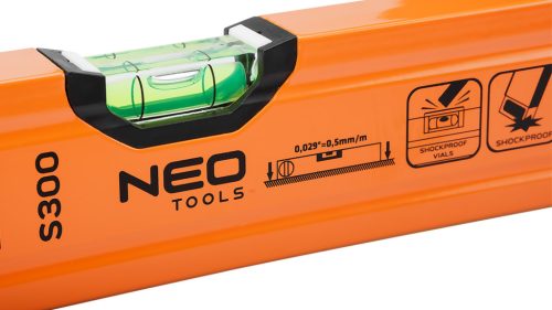 Neo vízmérték alu, 3 libella, 60cm