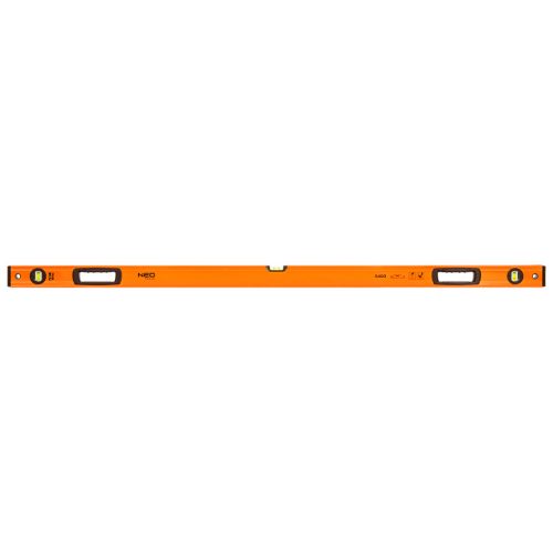 Neo alumínium vízmérték S 400, 3 libella, 2 fogantyú, 150 cm