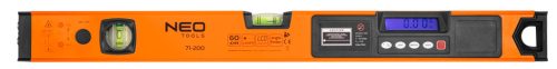 Neo digitális vízmérték, szögmérővel és lézer irányzékkal