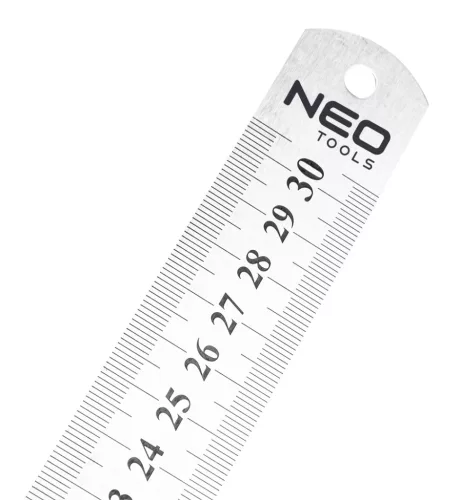 Neo acél vonalzó 30 cm
