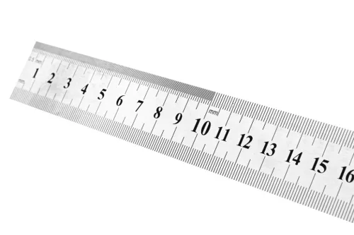 Neo acél vonalzó 50 cm