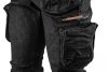 Neo denim munkanadrág, 5 zsebes, fekete, XXL